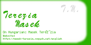 terezia masek business card